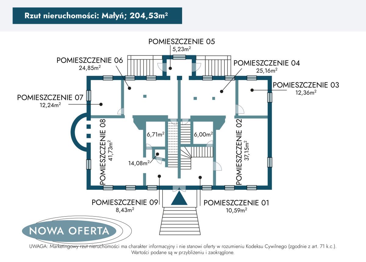 dworek, 5 pokoi Małyń. Zdjęcie 22