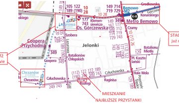 Mieszkanie 3-pokojowe Warszawa Jelonki, ul. Karabeli