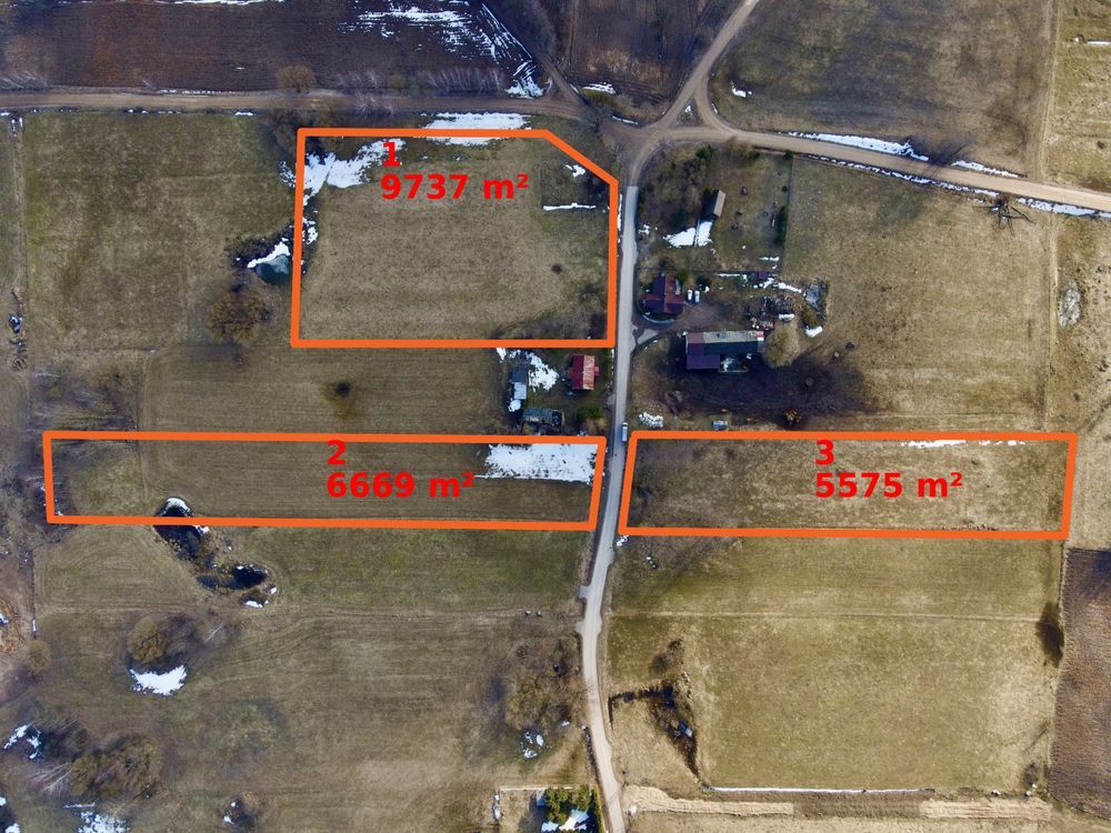 Działka rolno-budowlana Dzierwany. Zdjęcie 2