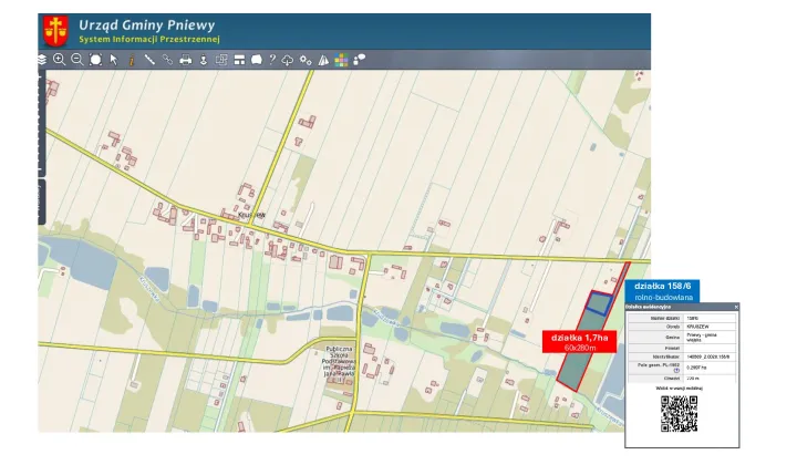 Działka rolno-budowlana Kruszew, Kruszew