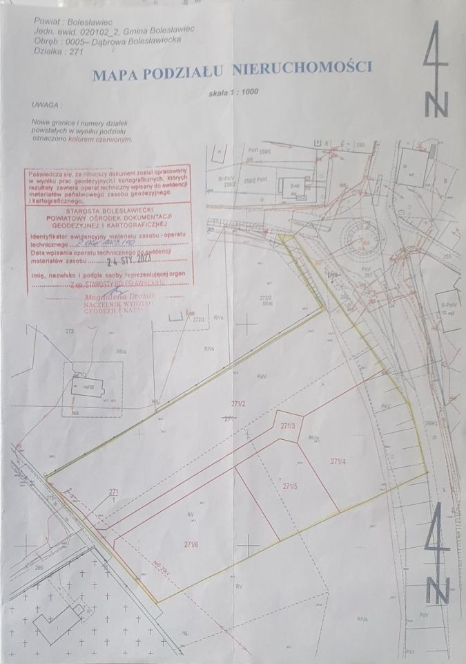 Działka budowlana Dąbrowa Bolesławiecka. Zdjęcie 3