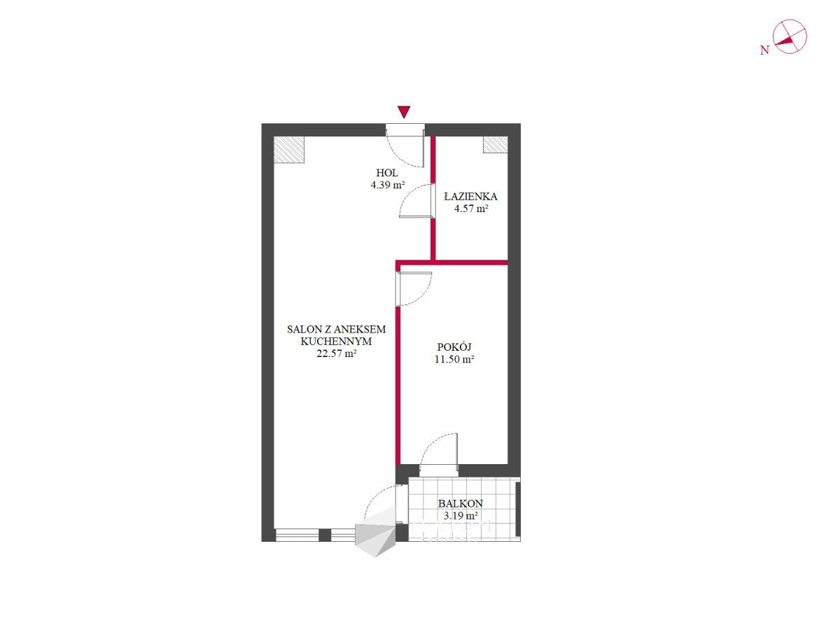 Mieszkanie 2-pokojowe Poznań Piątkowo, ul. Teofila Mateckiego. Zdjęcie 10