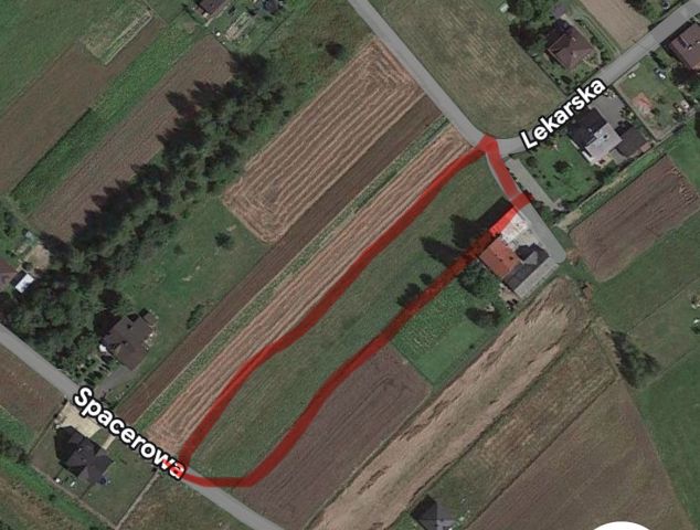 Działka budowlana Łączany, ul. Spacerowa. Zdjęcie 1