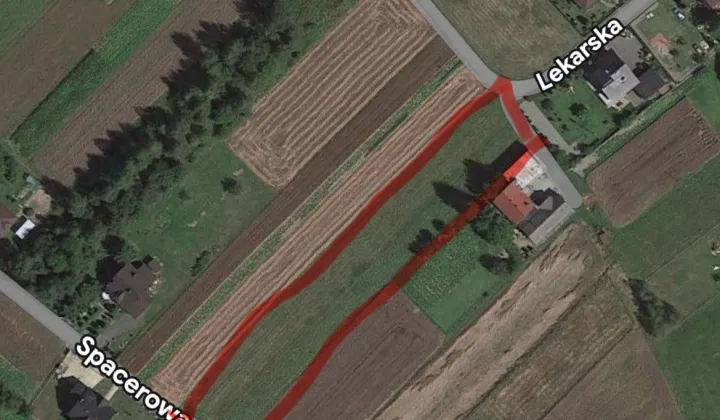 Działka budowlana Łączany, ul. Spacerowa