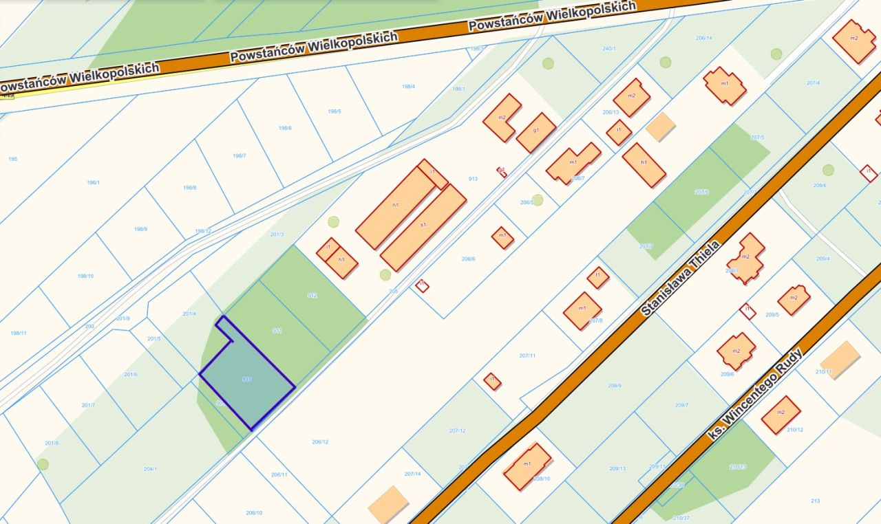 Działka budowlana Kobyla Góra Sójka, ul. Powstańców Wielkopolskich