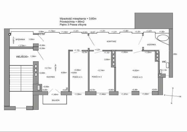 Mieszkanie 3-pokojowe Łódź Śródmieście, ul. Piotrkowska. Zdjęcie 1