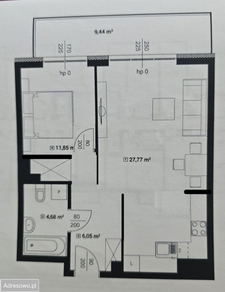 Mieszkanie 2-pokojowe Łódź Polesie, ul. kpt. Pilota Franciszka Żwirki. Zdjęcie 15