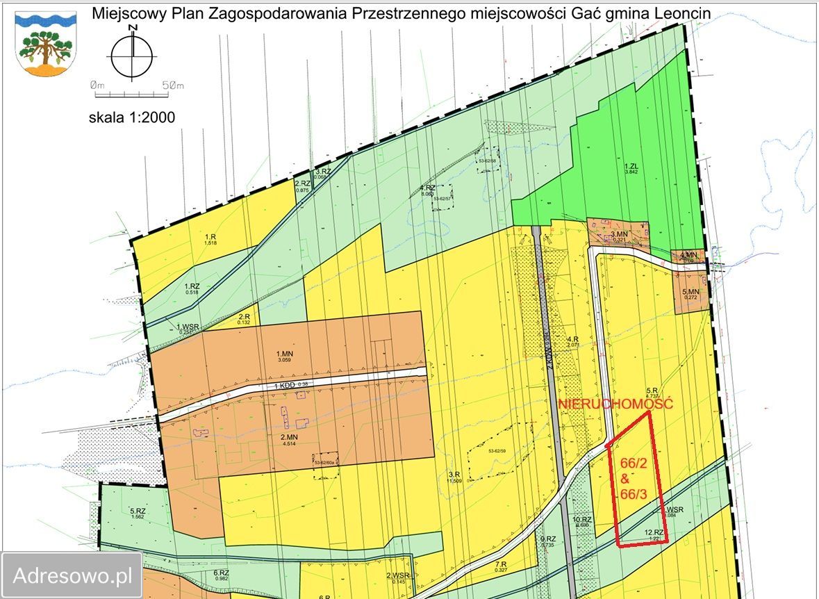 Działka Gać. Zdjęcie 2