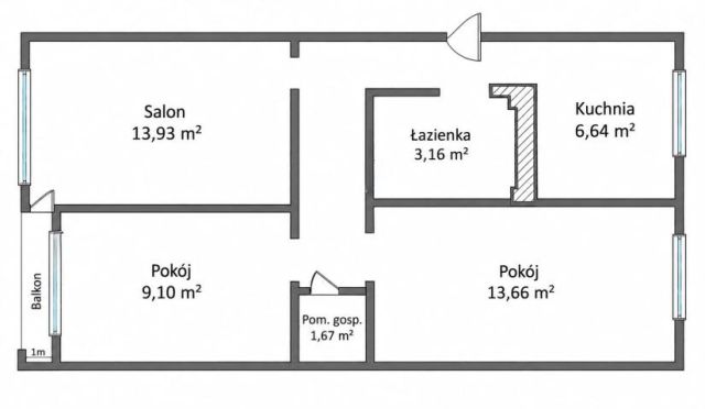 Mieszkanie 3-pokojowe Piekary Śląskie, ul. Sokołów. Zdjęcie 13