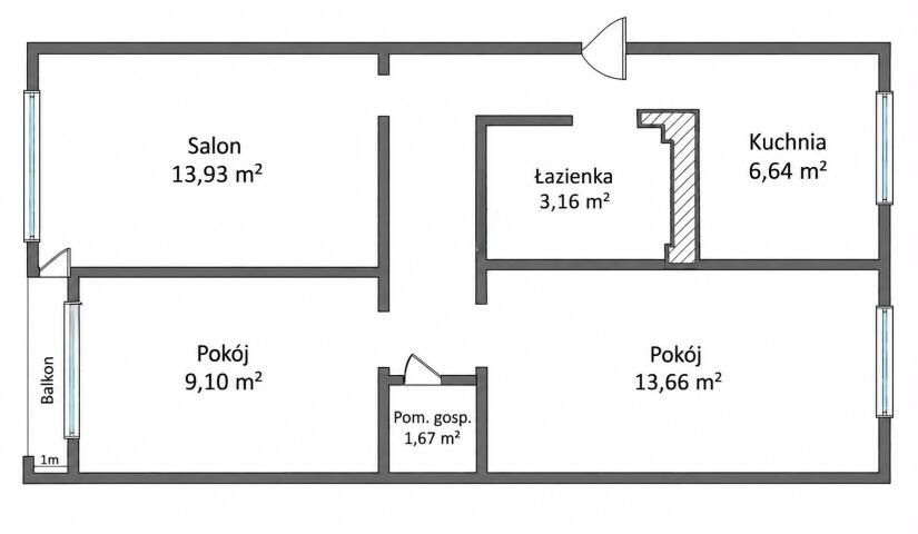 Mieszkanie 3-pokojowe Piekary Śląskie, ul. Sokołów. Zdjęcie 13