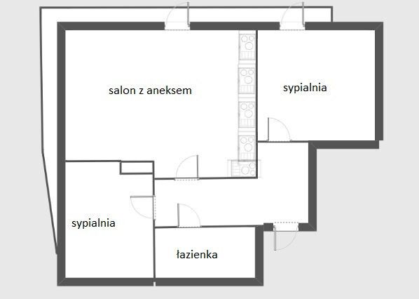 Mieszkanie 3-pokojowe Łódź, ul. Czechosłowacka. Zdjęcie 17