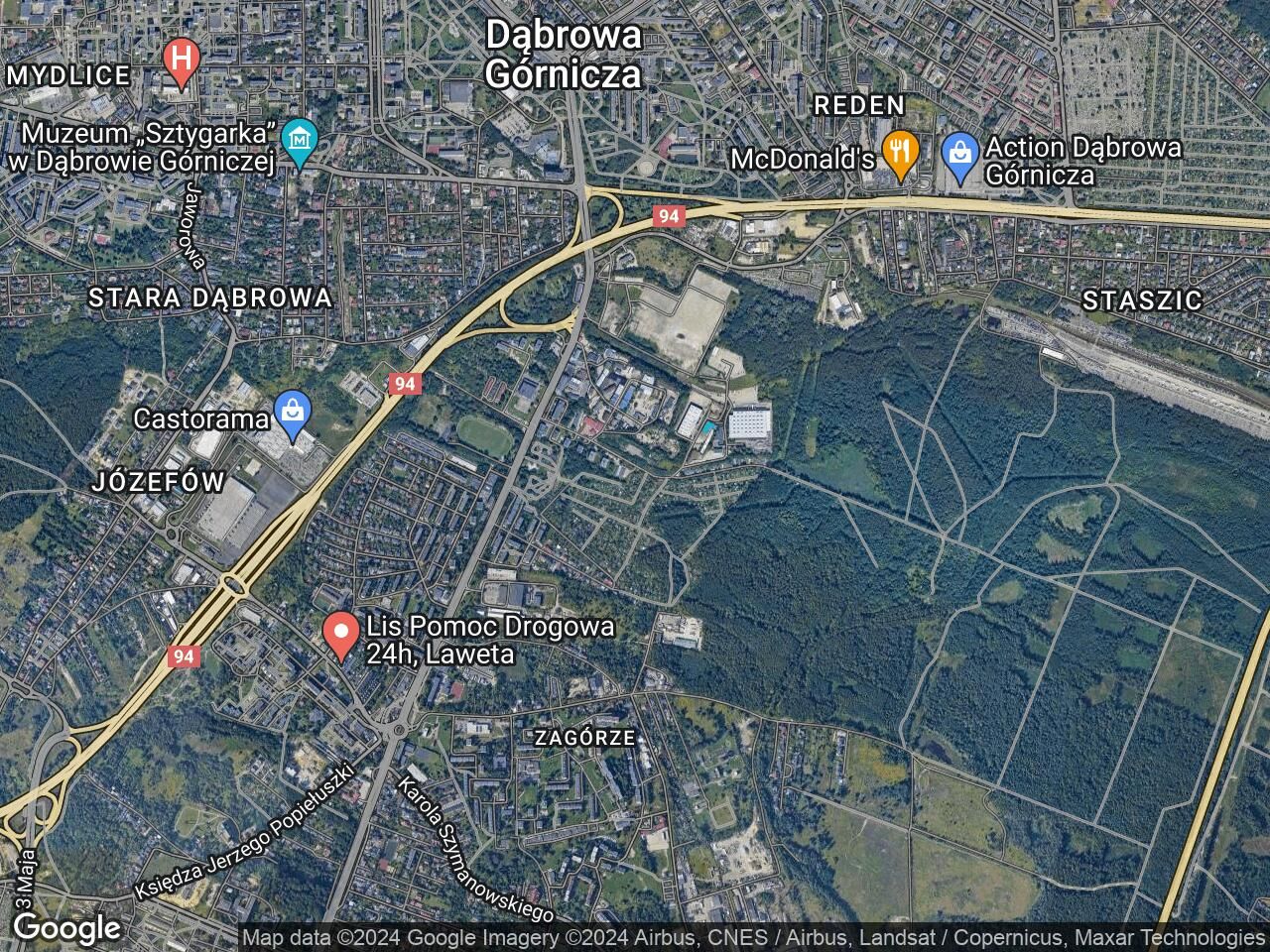 Działka rekreacyjna Sosnowiec Zagórze, ul. Modrzewiowa