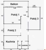 Mieszkanie 3-pokojowe Tarnów. Zdjęcie 4