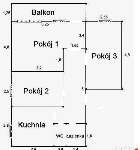 Mieszkanie 3-pokojowe Tarnów. Zdjęcie 5