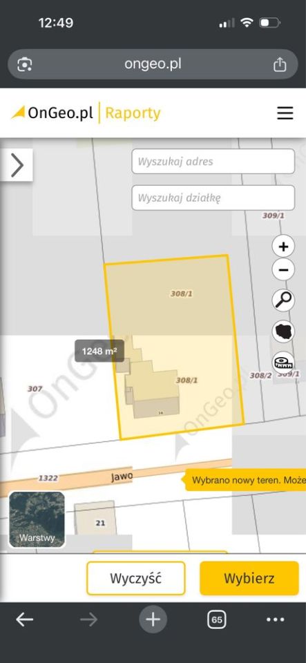 Działka rolno-budowlana Kleśniska, ul. Jaworska. Zdjęcie 1