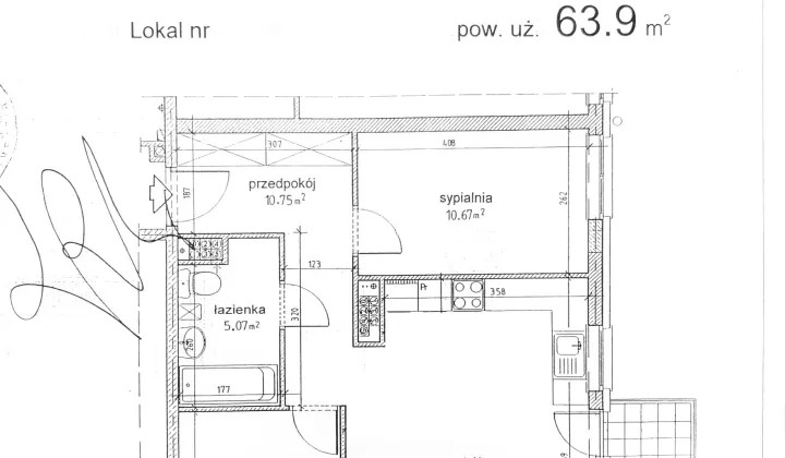 Mieszkanie 3-pokojowe Warszawa Ursus, ul. Skoroszewska