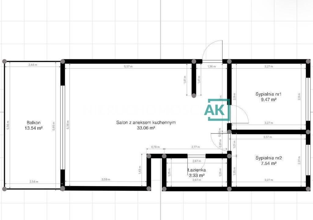 Mieszkanie 3-pokojowe Poznań Naramowice, ul. Błażeja. Zdjęcie 17