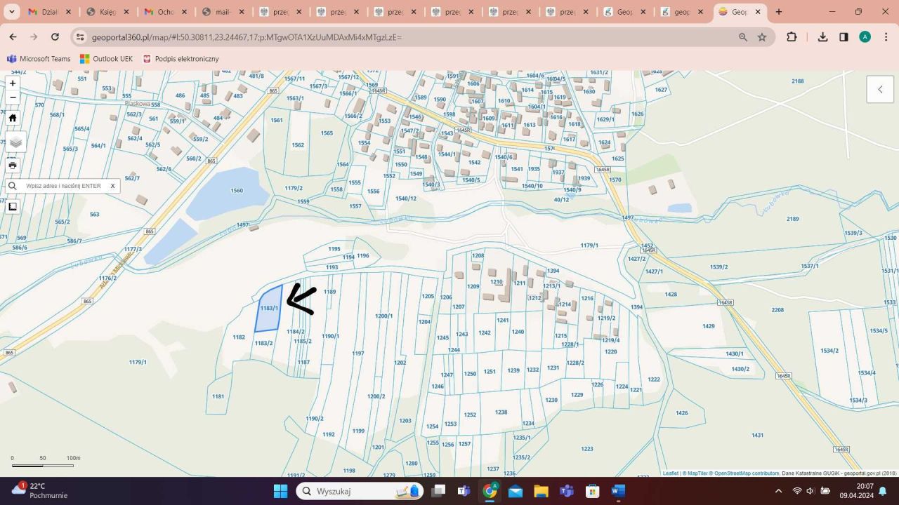Działka rolno-budowlana Płazów. Zdjęcie 4
