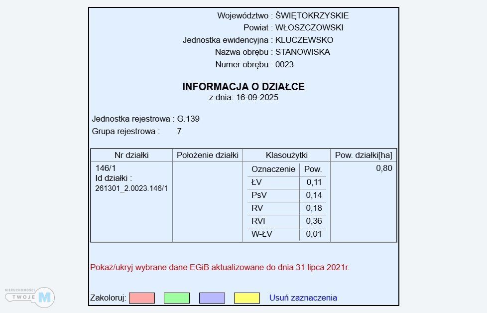 Działka rekreacyjna Kluczewsko. Zdjęcie 5