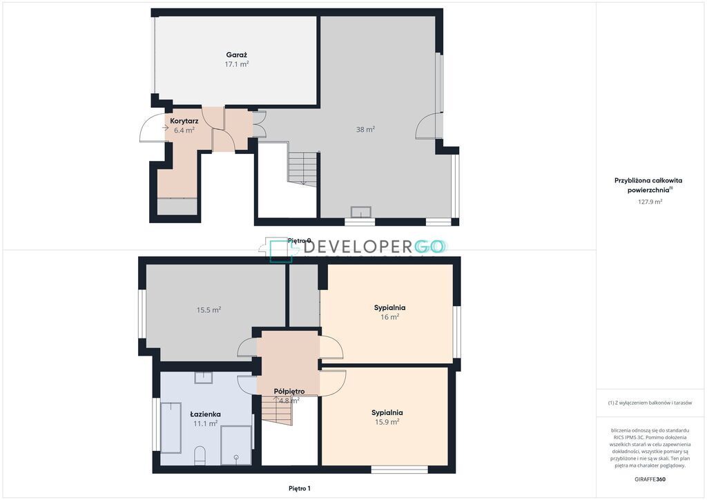 bliźniak, 4 pokoje Krupniki. Zdjęcie 18