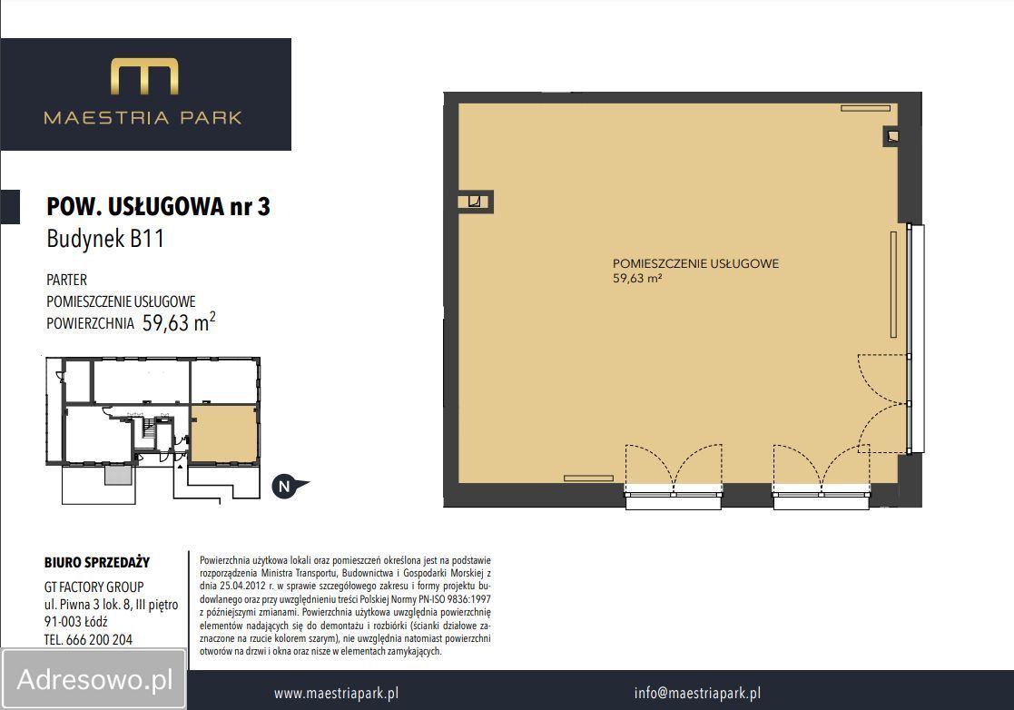 Lokal Łódź Polesie, ul. Rąbieńska. Zdjęcie 4