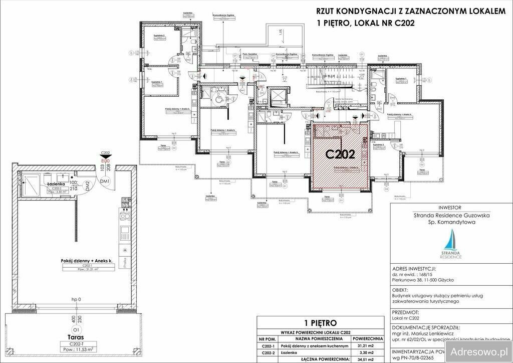Mieszkanie 1-pokojowe Giżycko. Zdjęcie 7