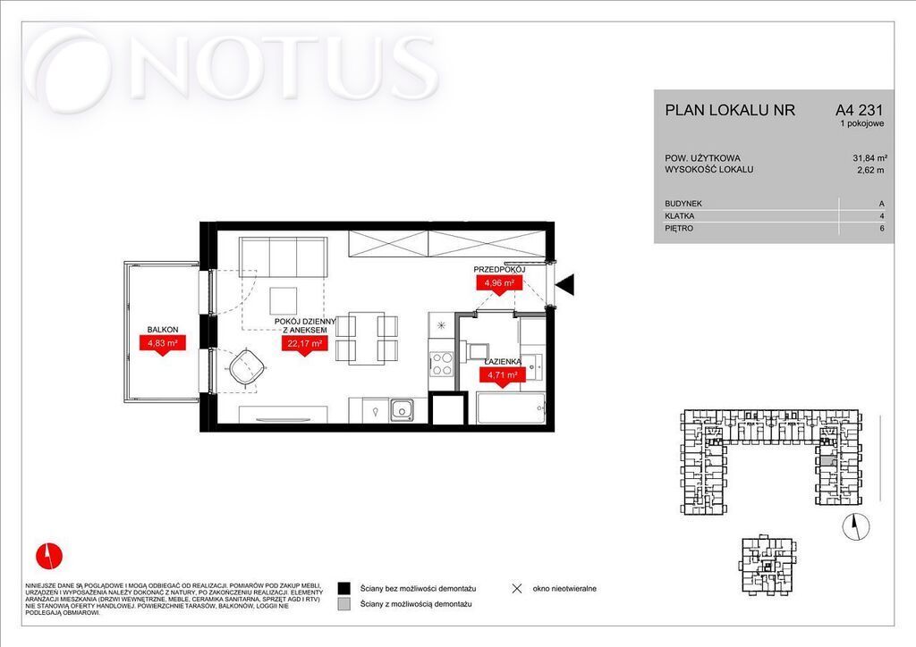 Mieszkanie 1-pokojowe Kraków. Zdjęcie 4