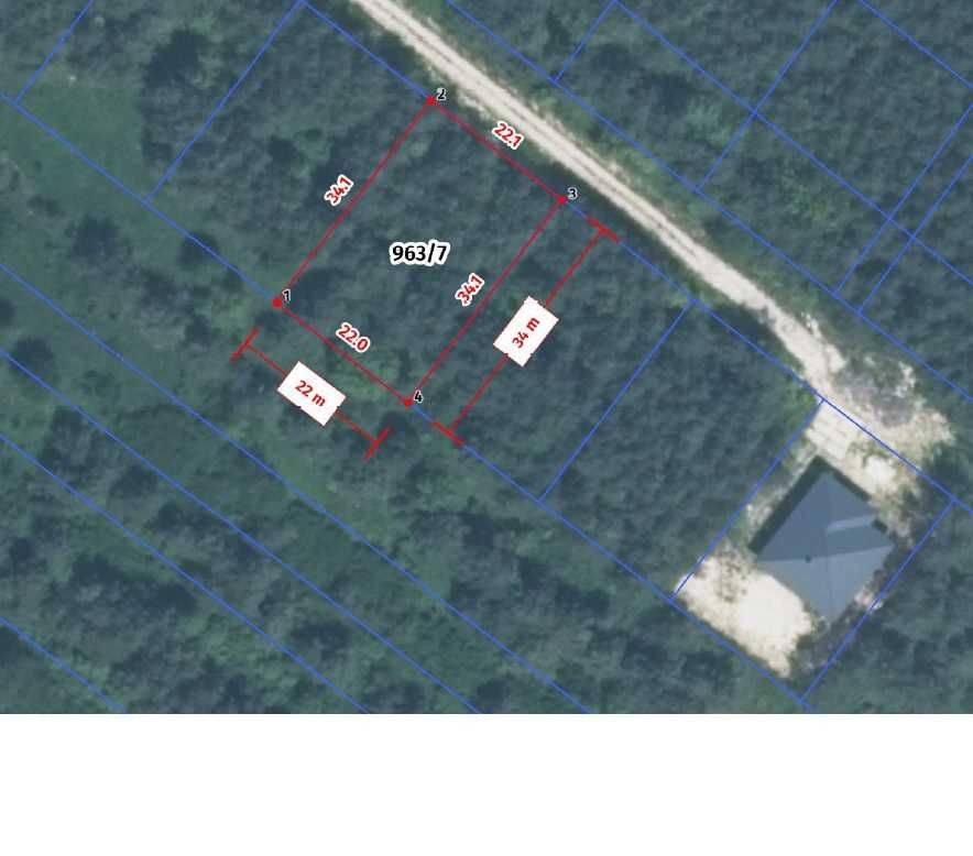 Działka budowlana Rabinówka. Zdjęcie 3