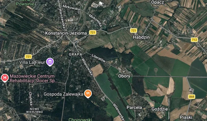 Garaż/miejsce parkingowe Konstancin-Jeziorna Grapa, ul. Literatów