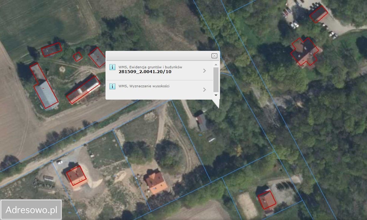 Działka budowlana Wysoka Wieś. Zdjęcie 2