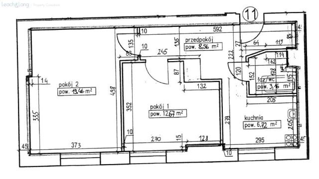 Mieszkanie 2-pokojowe Kraków Krowodrza, ul. Stanisława Konarskiego. Zdjęcie 12