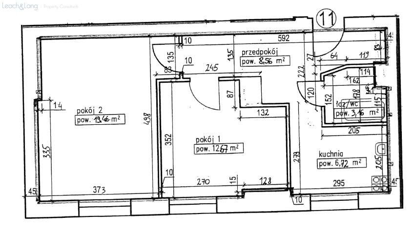 Mieszkanie 2-pokojowe Kraków Krowodrza, ul. Stanisława Konarskiego. Zdjęcie 12