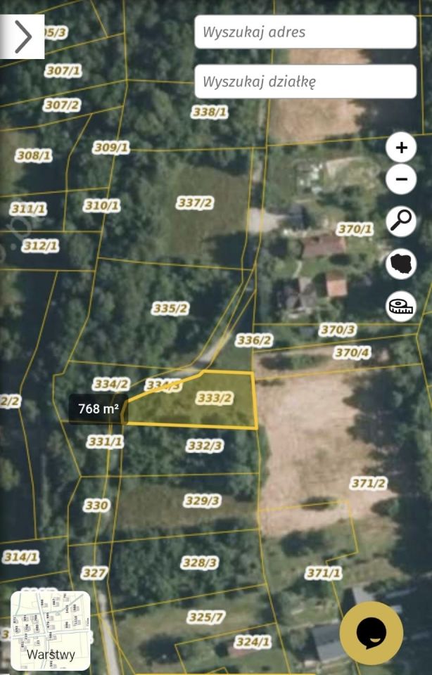 Działka budowlana Męcina Mała. Zdjęcie 1