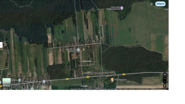 Działka rolno-budowlana Zaborówek. Zdjęcie 1