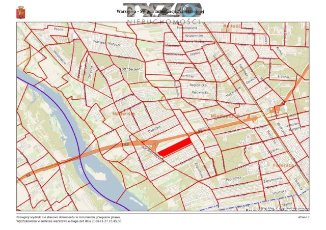 Działka inwestycyjna Warszawa. Zdjęcie 1