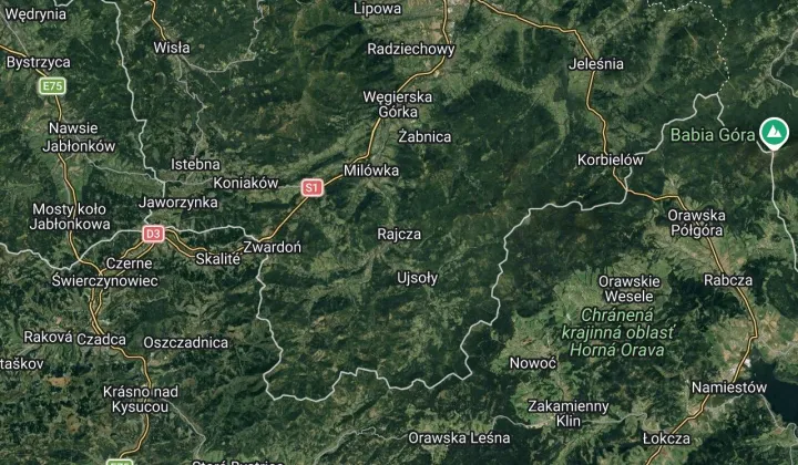 Działka budowlana Rajcza, brak