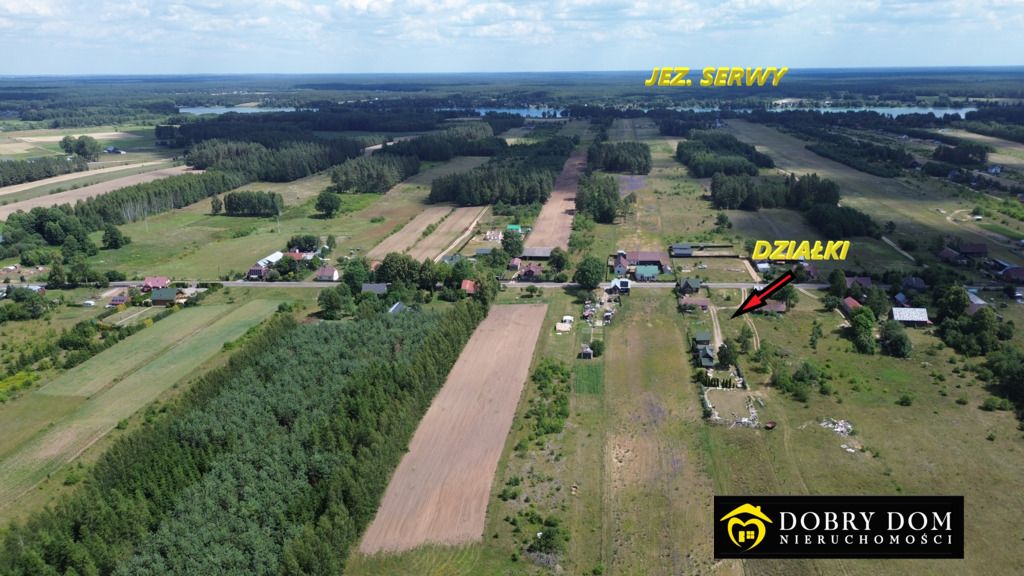 Działka budowlana Serwy. Zdjęcie 2