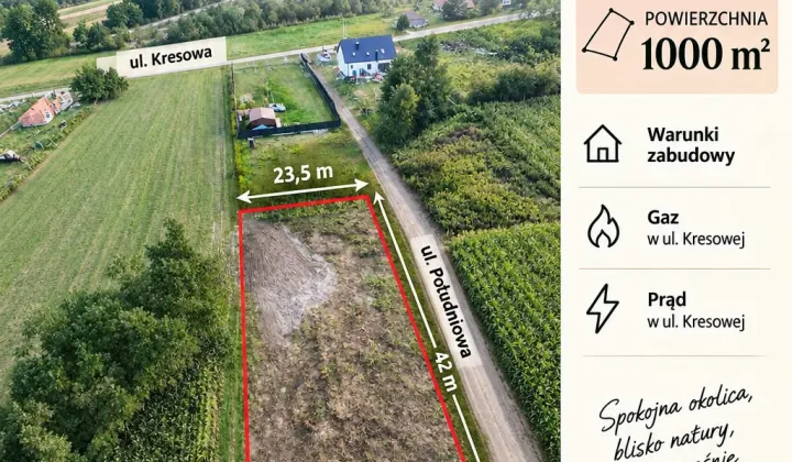 Działka budowlana Wola Rasztowska, Południowa