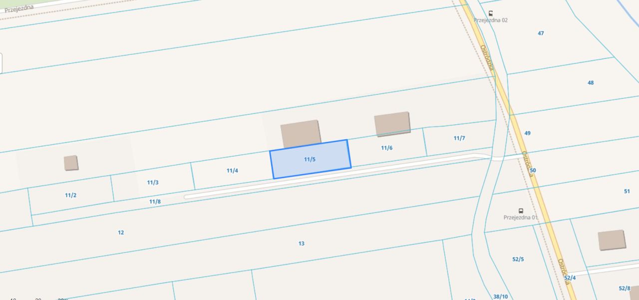 Działka rolno-budowlana Warszawa Białołęka, ul. Ostródzka