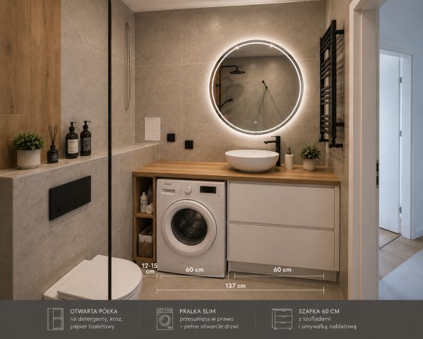 Mieszkanie 2-pokojowe Mińsk Mazowiecki Centrum, ul. Juliana Tuwima. Zdjęcie 6