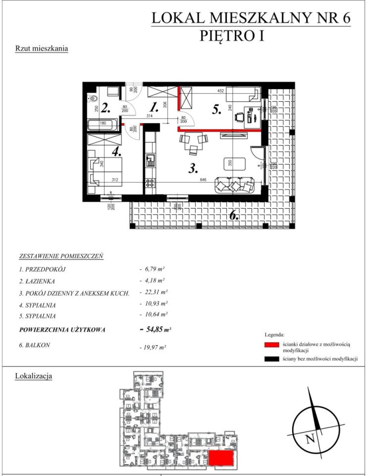 Mieszkanie 3-pokojowe Sochaczew, ul. Kochanowskiego. Zdjęcie 7