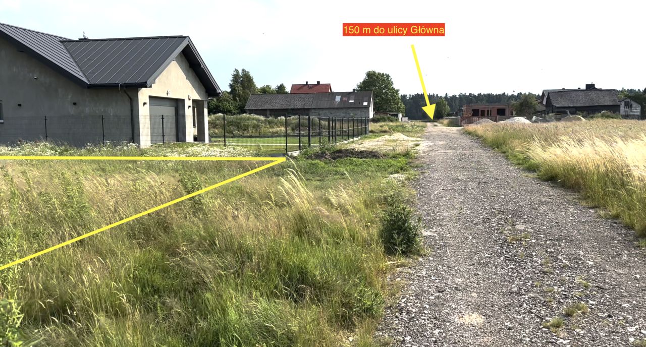 Działka budowlana Karolinów, ul. Główna. Zdjęcie 4