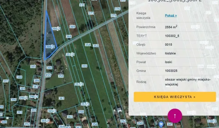 Działka budowlana Orchów