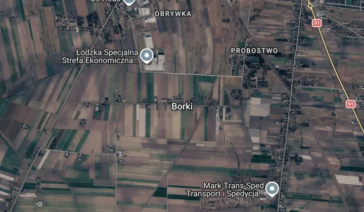 Działka budowlana Borki