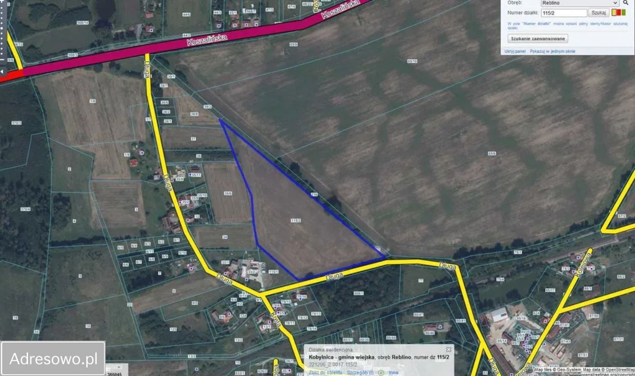 Działka inwestycyjna Reblino, ul. Długa. Zdjęcie 4