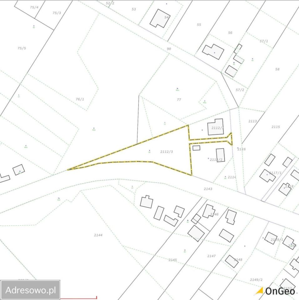 Działka budowlana Oborniki, ul. Zacisze. Zdjęcie 2