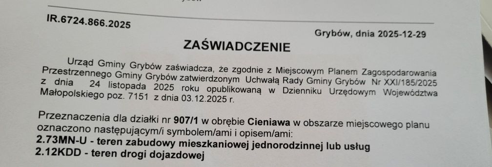 Działka budowlana Cieniawa. Zdjęcie 3
