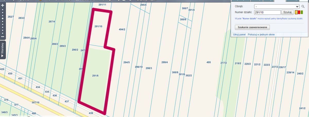 Działka inwestycyjna Czosnów, ul. Warszawska