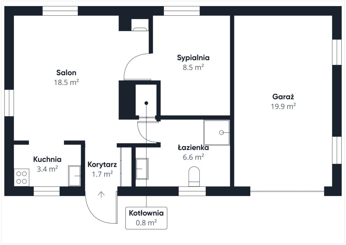 dom wolnostojący, 5 pokoi Żółwin, ul. Sosnowa. Zdjęcie 20
