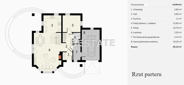 dom wolnostojący, 5 pokoi Wola Dębińska. Zdjęcie 18